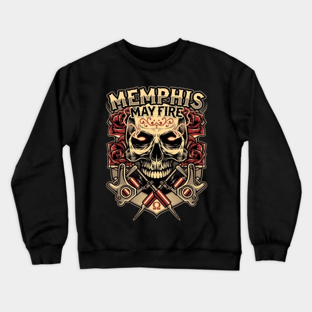 MEMPHIS MAY FIRE BAND Crewneck Sweatshirt by rahobisona